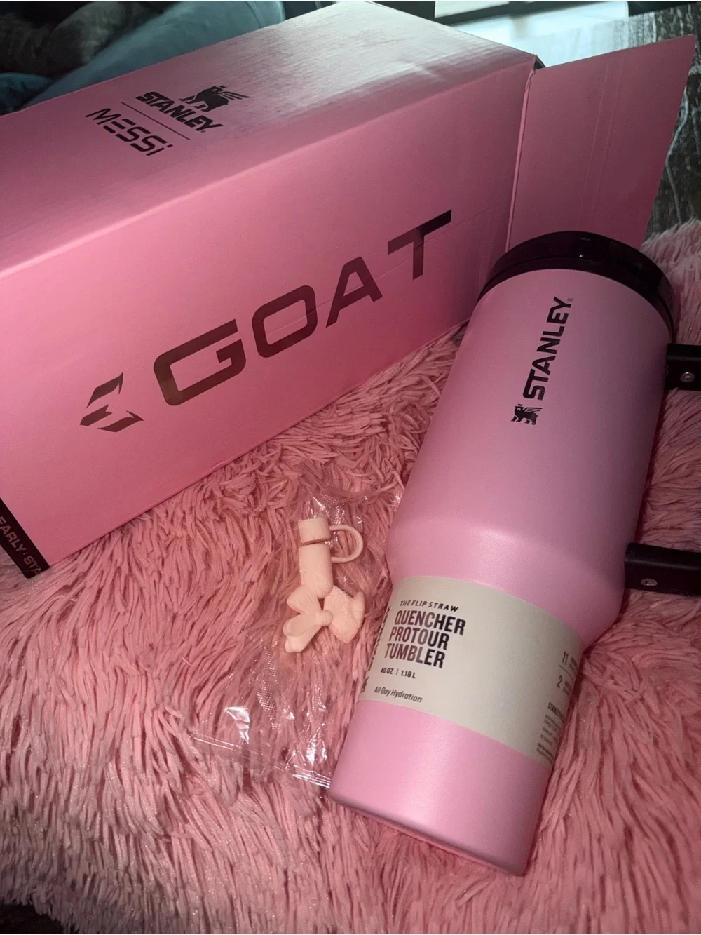 NEW Stanley x GOAT 40 oz ProTour Flip Straw Tumbler – Pink – NWT